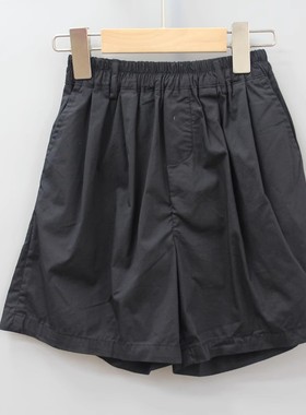 T吾系列110春夏Ⅱ品牌折扣童装/儿童纯棉休闲短裤子01365黑