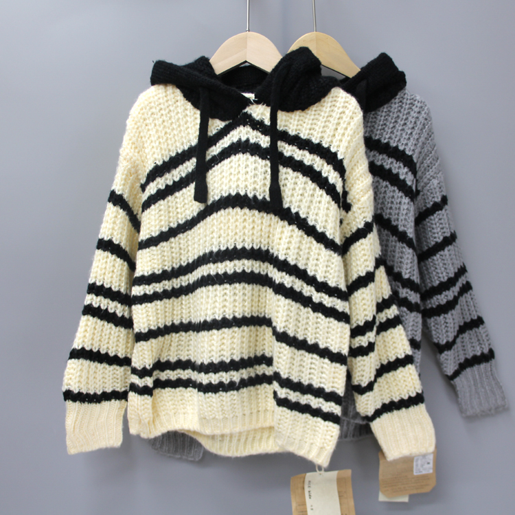 G乃si家120-150秋冬 品牌折扣童装/儿童套头圆领宽松毛衣20156二