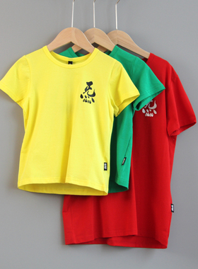 棣系列110-170夏装 品牌童装折扣/儿童纯棉休闲短袖T恤31370三色