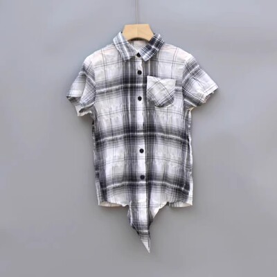 T拉系列100-140夏装 品牌童装折扣/儿童棉休闲短袖T恤衫13317灰