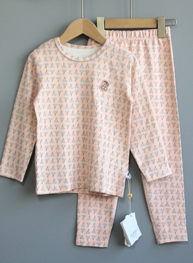 G瑁系列90/100冬装 品牌童装折扣/秋衣秋裤套装288152/289152粉