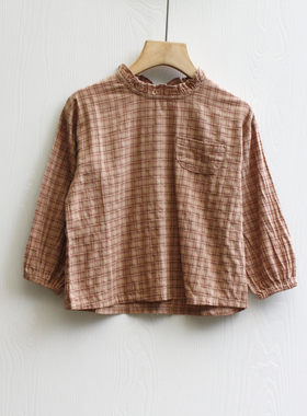 G糖系列80春装 品牌童装折扣/儿童纯棉薄款长袖娃娃衫C108卡