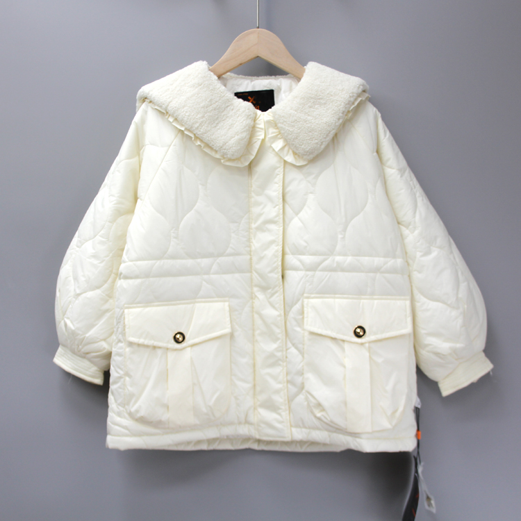 K-I家130秋冬 品牌童装折扣/儿童棉袄棉服开衫外套3603杏