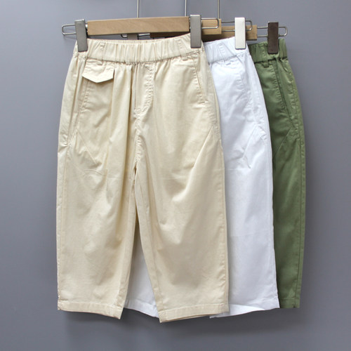 KJ柏系列110-170春秋品牌童装折扣/儿童薄棉休闲八九分裤12357四