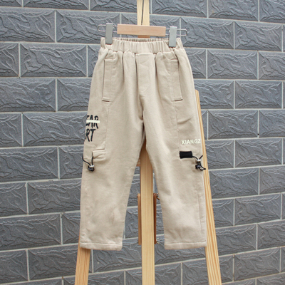 系列120-140折扣长裤浅咖童装