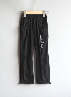 L儿系列120春秋装 品牌童装折扣/儿童休闲长裤82127黑