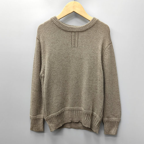 KJ-品系列100/110秋冬 品牌童装折扣/休闲圆领套头毛衣8052灰咖