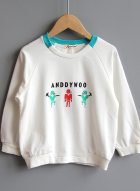 J-Anddy系列110-150 纯棉长袖/卫衣A19286白