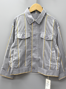 KS-HO系列110/165春秋装 品牌童装折扣/儿童休闲薄款外套71599灰