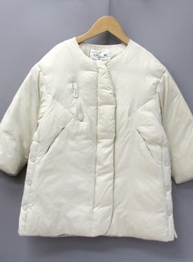 S吾系列120/130冬 品牌童装折扣/儿童休闲柔软外套羽绒服06079米