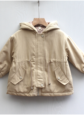 闵系列80秋冬装 品牌童装折扣/儿童夹棉棉衣棉袄外套11815卡