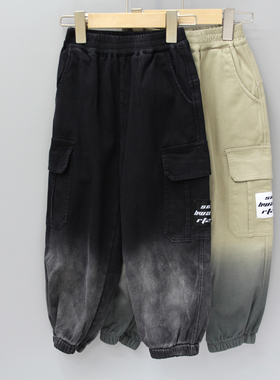 RD阿MuA和110/120秋冬品牌折扣童装/大童收口加绒运动长裤25318二