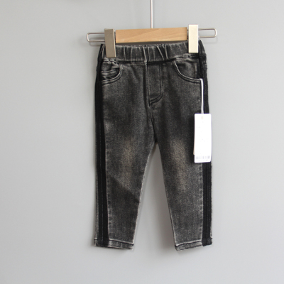 小童牛仔休闲长裤16606黑