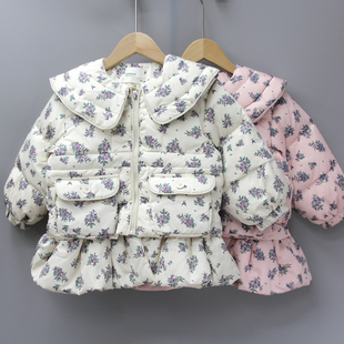 折扣撤柜 品牌童装 童羽绒服中厚外套2317二色 110冬 GG榛guo家90