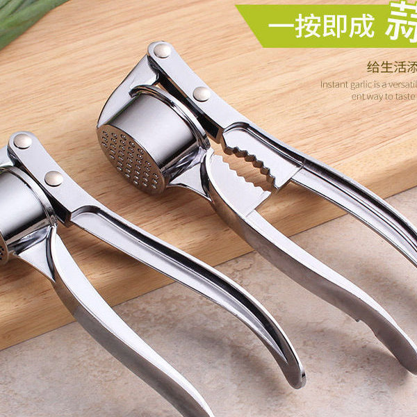 手动压蒜泥器蒜夹子多功能家用不锈钢304厨房打蒜器蒜泥神奇蒜沫
