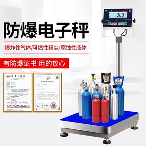 本安型防爆电子秤100kg不锈钢油漆化工专用ETX涂料车间防爆称台称