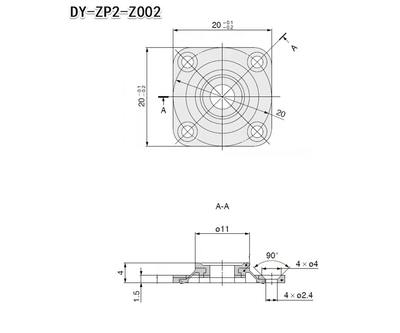 面板固定用真空吸盘 DY-ZP2-Z002