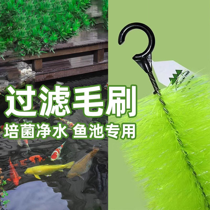 山树锦鲤鱼池培菌净水滤材