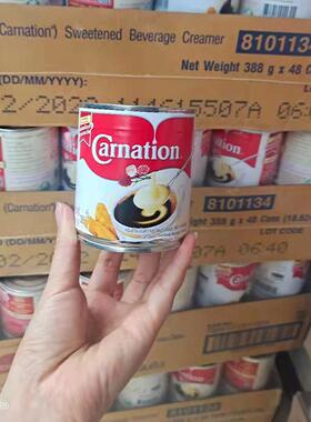 泰国Carnation三花淡奶烘焙甜品奶茶炼乳385g罐泰式甜品烘培配料