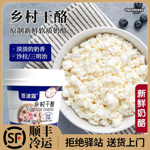 恩波露乡村干酪250g茅屋奶酪芝士Cottage Cheess哥本哈根食材乳酪