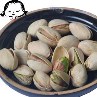 原味无漂白大颗粒开心果自然开口散装坚果炒货零食500g包邮