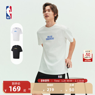 NBA官方欧文/库里球队文化系列夏季运动短袖T恤球衣风