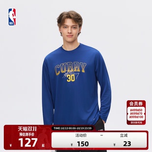NBA官方詹姆斯库里秋季篮球周末系列男女同款长袖T恤