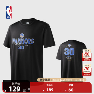 运动中性黑色短袖 NBA球员号码 秋季 金州勇士斯蒂芬库里 T恤 系列