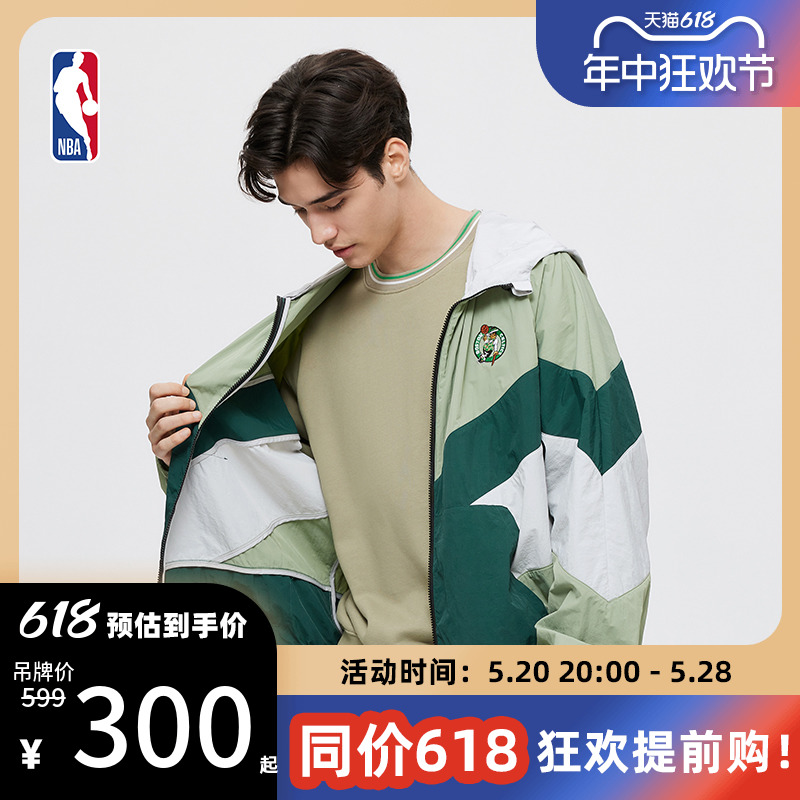 勇士队湖人队风衣NBA运行休闲