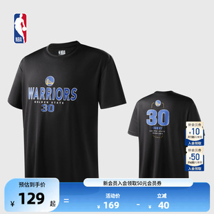 春季 NBA球员号码 系列 勇士斯蒂芬库里 T恤 运动中性黑色短袖