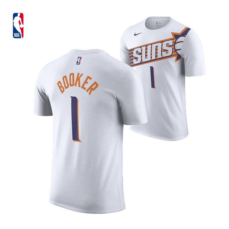 【新款】NBA官方Nike耐克德文布克/杜兰特球场男子T恤篮球服短袖