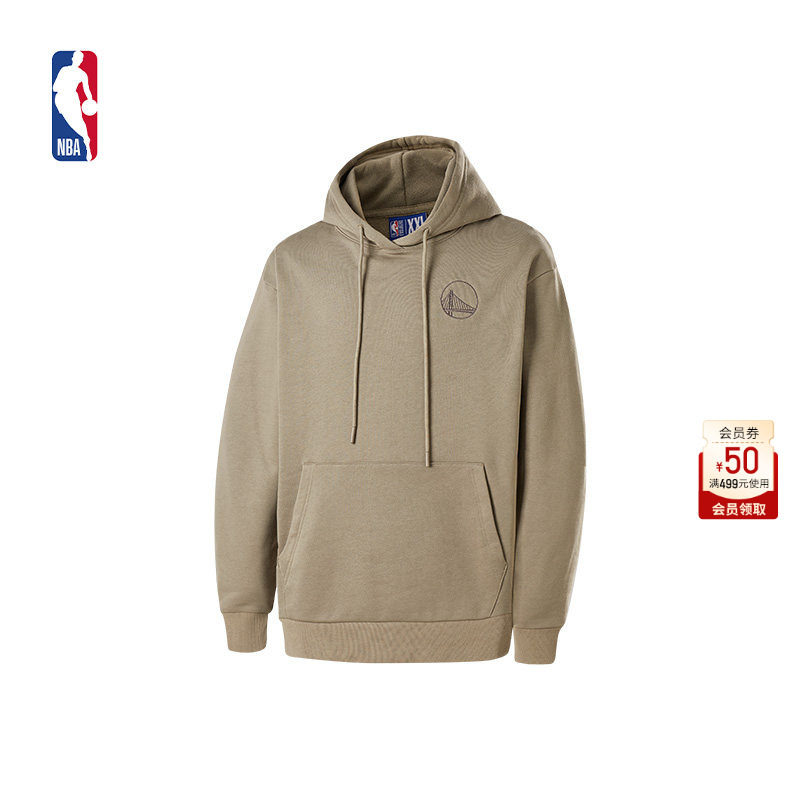NBA官方正品金州勇士/湖人篮球生活系列早秋男女同款运动连帽卫衣