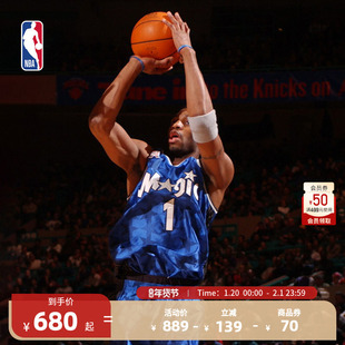 Mitchell&NessNBA官方魔术麦迪复古球衣球迷版SW球衣篮球服魔术队