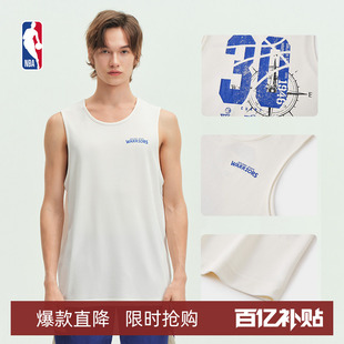 透气跑步训练简约背心凉感运动背心 NBA官方哈利伯顿詹姆斯男夏季