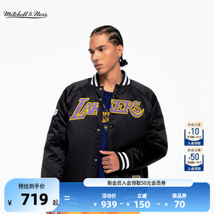 男户外休闲宽松外套潮流百搭上衣 NBA官方Mitchell&Ness公牛队春季