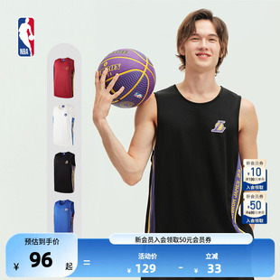 NBA官方库里詹姆斯亚历山大速干透气上衣男健身训练专业运动背心