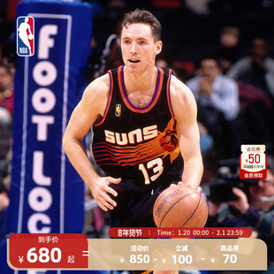 Mitchell&Ness NBA官方太阳 纳什 复古球衣 96-97赛季SW客场篮球