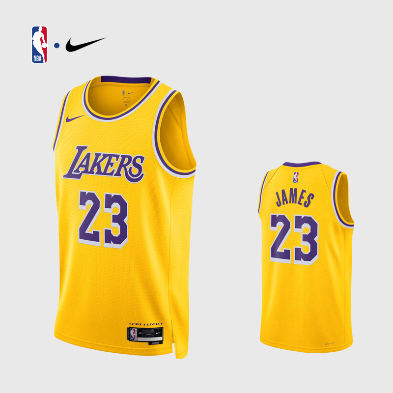 【球星同款】NBA官方正品Nike湖人 詹姆斯男SW版球衣背心篮球服