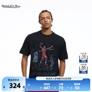 春季 NBA官方MITCHELL NESS罗斯退役仪式 芝加哥公牛短袖