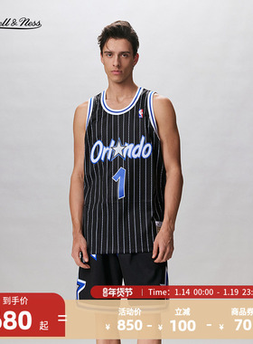 Mitchell&Ness NBA官方魔术/麦迪复古球衣03-04赛季SW球衣篮球服