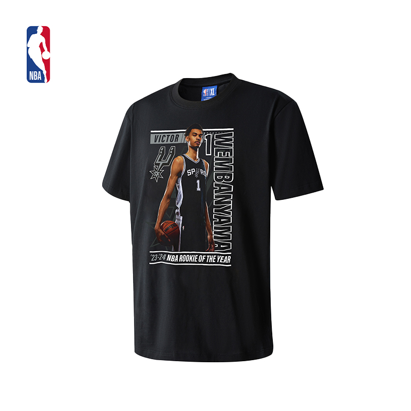 NBA官方正品文班亚马运动宽松T恤