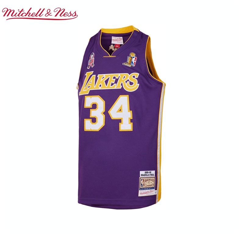 奥尼尔01-02赛季复古AU球衣