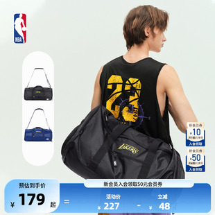湖人球场生活系列差旅行运动休闲斜挎包55L NBA官方勇士