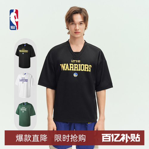 NBA官方正品勇士/湖人短袖T恤