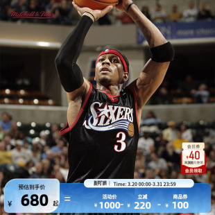NBAMITCHELL&NESS76人艾伦艾佛森00 Swingman球衣 01赛季