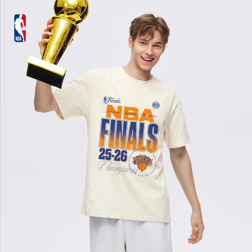 NBA2025-26尼克斯总冠军T恤男