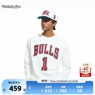 长袖 NESS罗斯退役仪式 芝加哥公牛男女同款 春季 NBA官方MITCHELL