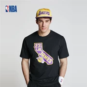 NBA Los Angeles Lakers James Map Series Áo thun dệt kim ngắn tay thể thao - Áo phông thể thao