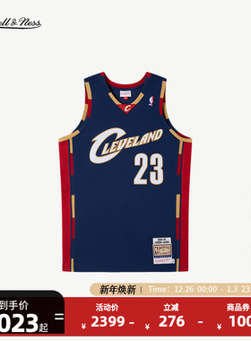 【新年送礼】NBAMitchell&Ness0骑士詹姆斯复古AU球衣篮球服