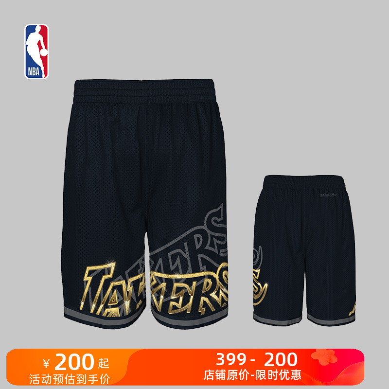 NBA官方正品青少年大童宽松运动短裤湖人队Mitchellness 运动/瑜伽/健身/球迷用品 篮球服 原图主图